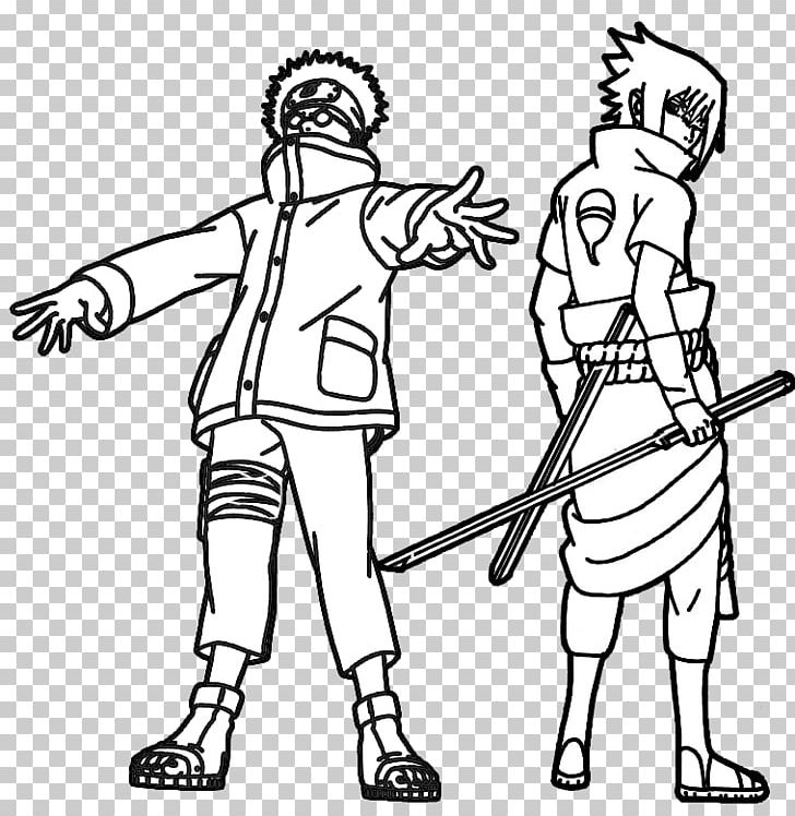 Sasuke Uchiha Line Art Character PNG, Clipart, Arm, Art, Artwork, Black, Black Free PNG Download