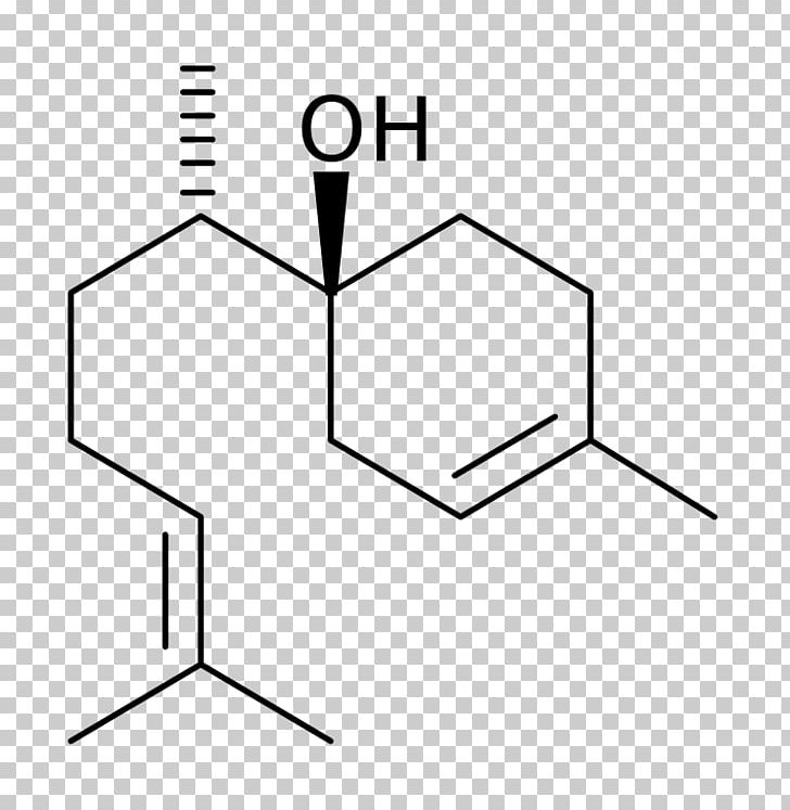 Bisabolol Alcohol Sesquiterpene Racemic Mixture Chemical Compound PNG, Clipart, Angle, Area, Betahexachlorocyclohexane, Bisabolol, Black Free PNG Download