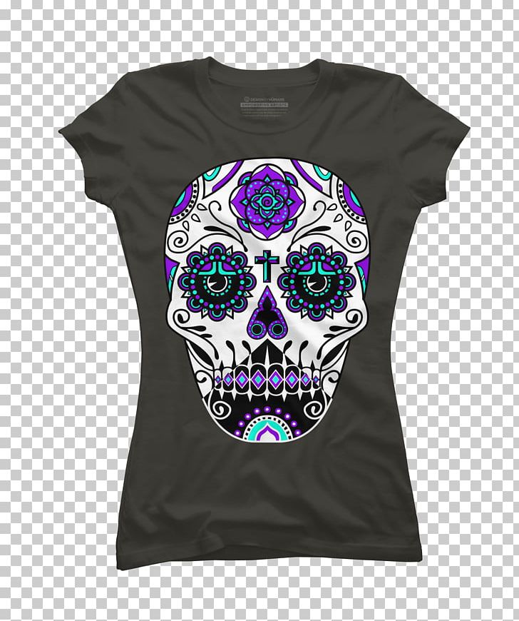 T-shirt Sleeve Clothing Crew Neck PNG, Clipart, Bone, Brand, Clothing, Crew Neck, Day Of The Dead Free PNG Download