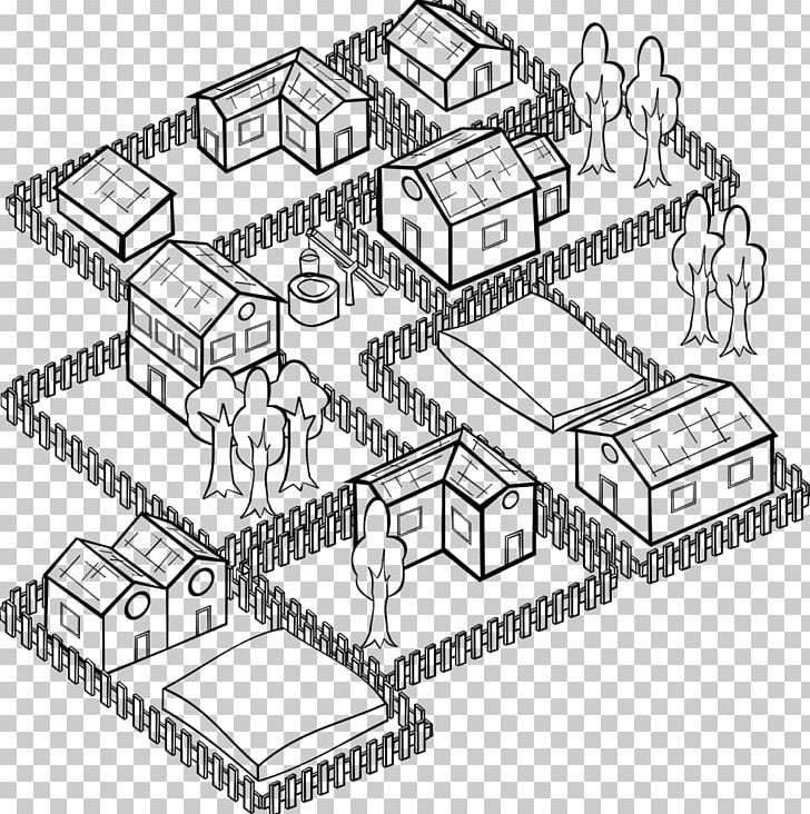 Village PNG, Clipart, Angle, Area, Art, Artwork, Black And White Free PNG Download