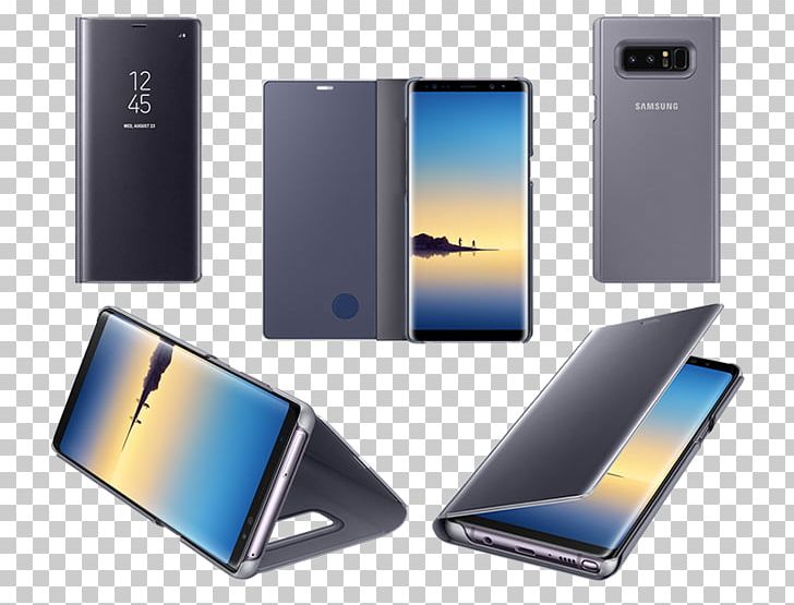 Samsung Galaxy Note 8 Samsung Galaxy S8 Samsung Clear View Standing Cover Galaxy Samsung Galaxy Note8 Clear View Standing Cover PNG, Clipart, Battery Charger, Electric Blue, Electronic Device, Electronics, Front Cover Free PNG Download