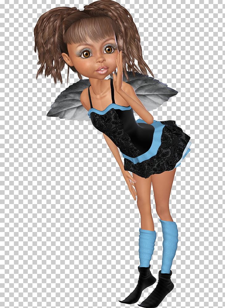 Black Hair Cartoon Character Doll Fiction PNG, Clipart, Black Hair, Brown Hair, Cartoon, Character, Doll Free PNG Download