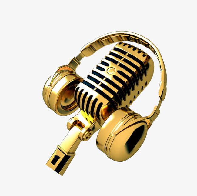 Gold Headset PNG, Clipart, Broadcasting, Equipment, Gold, Gold Clipart, Golden Free PNG Download