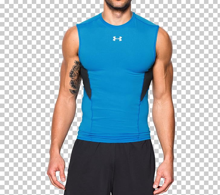 T-shirt Sleeveless Shirt Blue PNG, Clipart, Abdomen, Active Undergarment, Aqua, Arm, Blue Free PNG Download