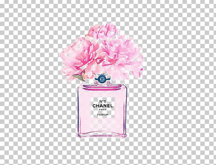 Chanel No. 5 Watercolor Painting Coco Perfume PNG, Clipart, Chanel, Chanel No 5, Chanel Perfume, Cherry, Cosmetics Free PNG Download