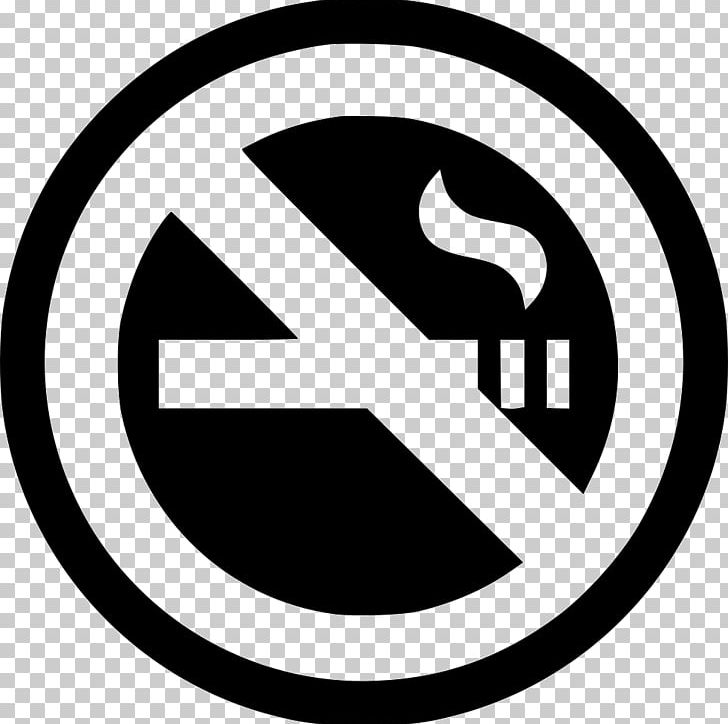 Smoking Ban Oklahoma No Symbol Computer Icons PNG, Clipart, Area, Black And White, Brand, Cigarette, Circle Free PNG Download