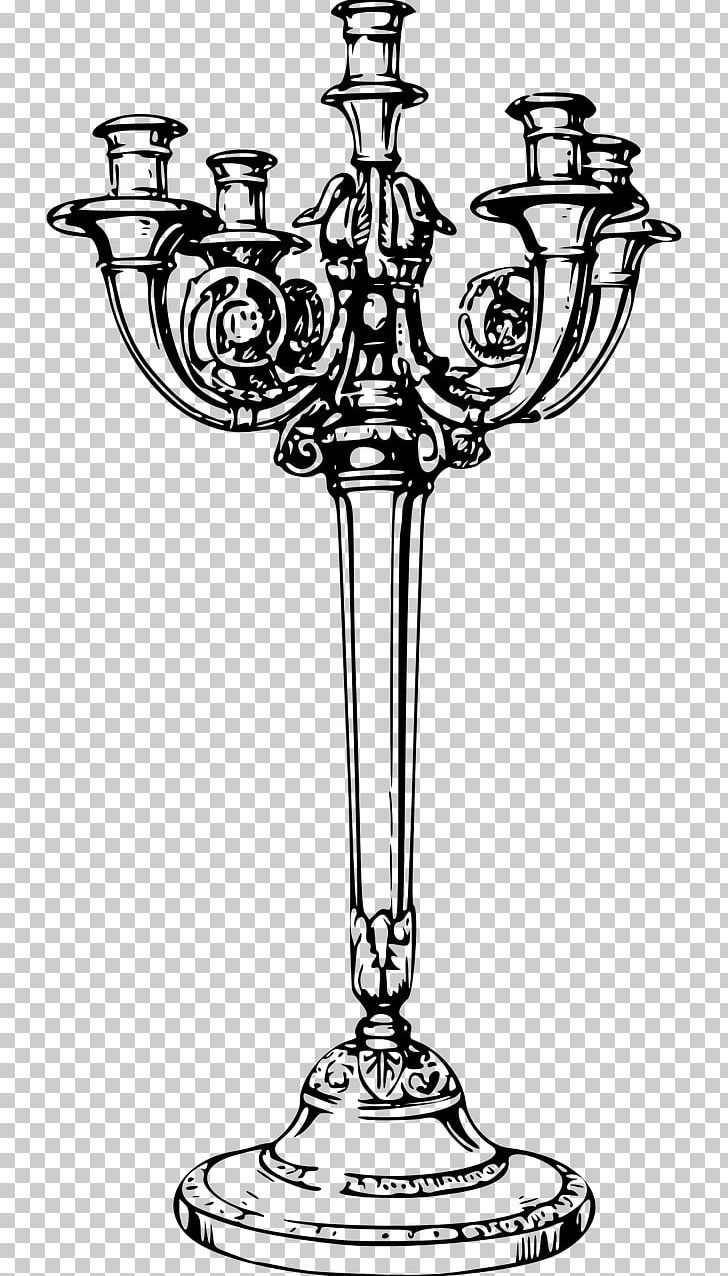 Candlestick Candelabra PNG, Clipart, Black And White, Body Jewelry, Candelabra, Candle, Candle Holder Free PNG Download