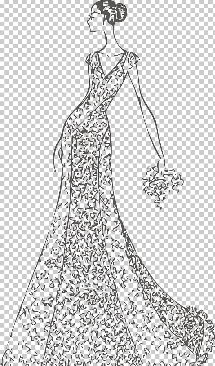 Contemporary Western Wedding Dress Fashion Bride PNG, Clipart, Art, Artwork, Brides, Cartoon Wedding, Design Free PNG Download
