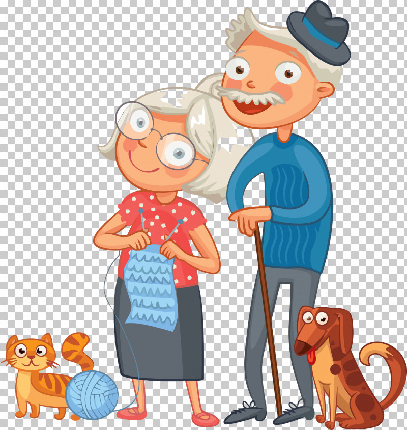 National Grandparents Day Grandmother Grandfather PNG, Clipart, Cartoon, Child, Grandfather, Grandmother, Interaction Free PNG Download