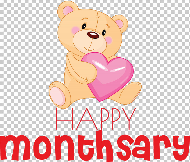 Happy Monthsary PNG, Clipart, Bears, Biology, Happy Monthsary, Meter, Science Free PNG Download