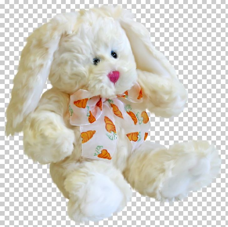 White Plush Rabbit Stuffed Toy PNG, Clipart, Animals, Background White, Black White, Bunny, Computer Numerical Control Free PNG Download