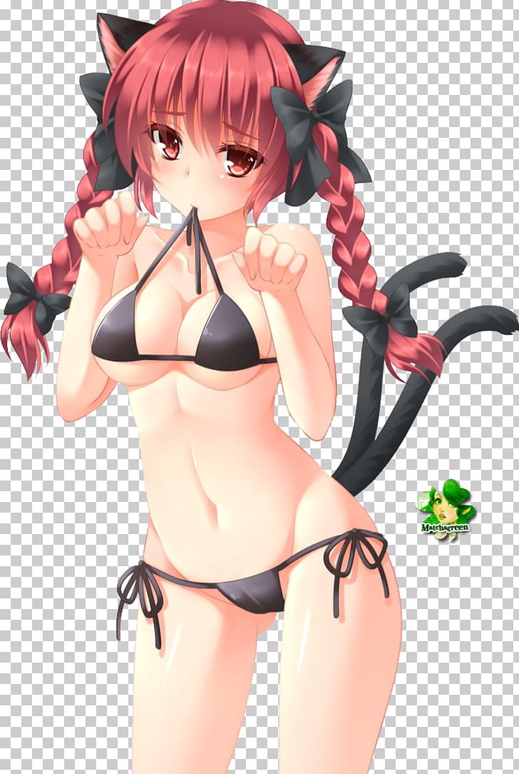 anime girl hot swimsuit