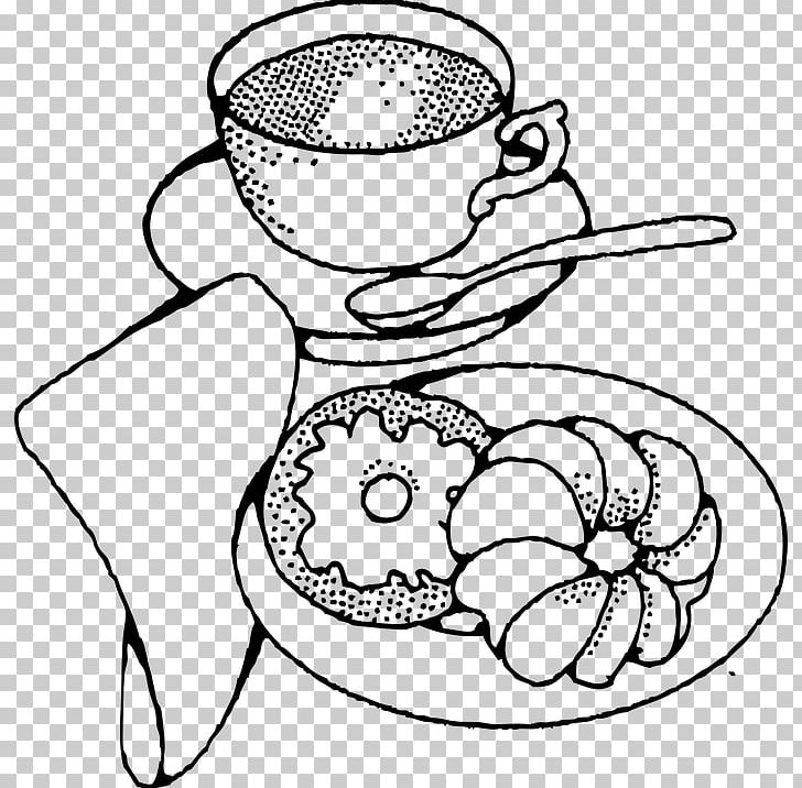 Coffee Breakfast Donuts Bakery Pastry PNG, Clipart, Arm, Artwork, Black And White, Breakfast, Cake Free PNG Download