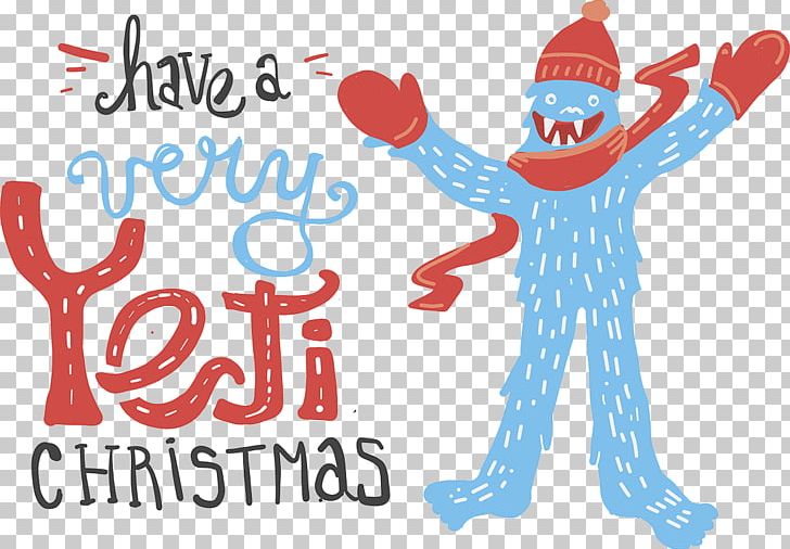 Bigfoot Christmas Yeti Illustration PNG, Clipart, Accessories, Blue, Candle, Christmas Decoration, Christmas Decorations Free PNG Download