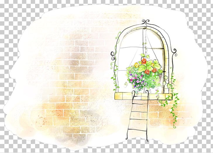 Window Watercolor Painting Cartoon Illustration PNG, Clipart, Baskets, Beautiful, Comics, Creative Work, Download Free PNG Download