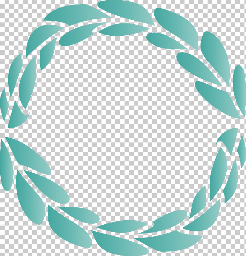 Boho Leaf Frame PNG, Clipart, Aqua, Boho Leaf Frame, Leaf, Teal, Turquoise Free PNG Download