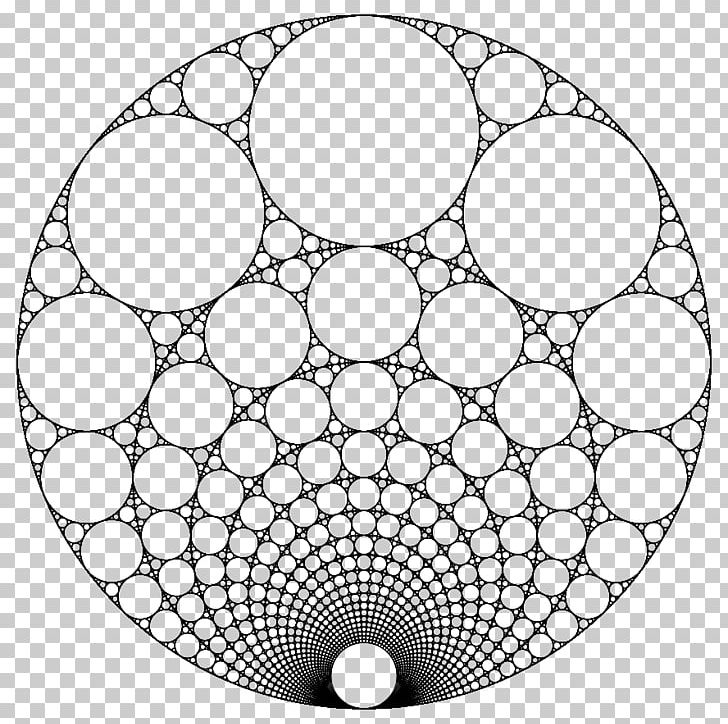 Apollonian Gasket Fractal Mathematics Circle Tangent PNG, Clipart, Apollonian Sphere Packing, Apollonius Of Perga, Area, Attractor, Black And White Free PNG Download
