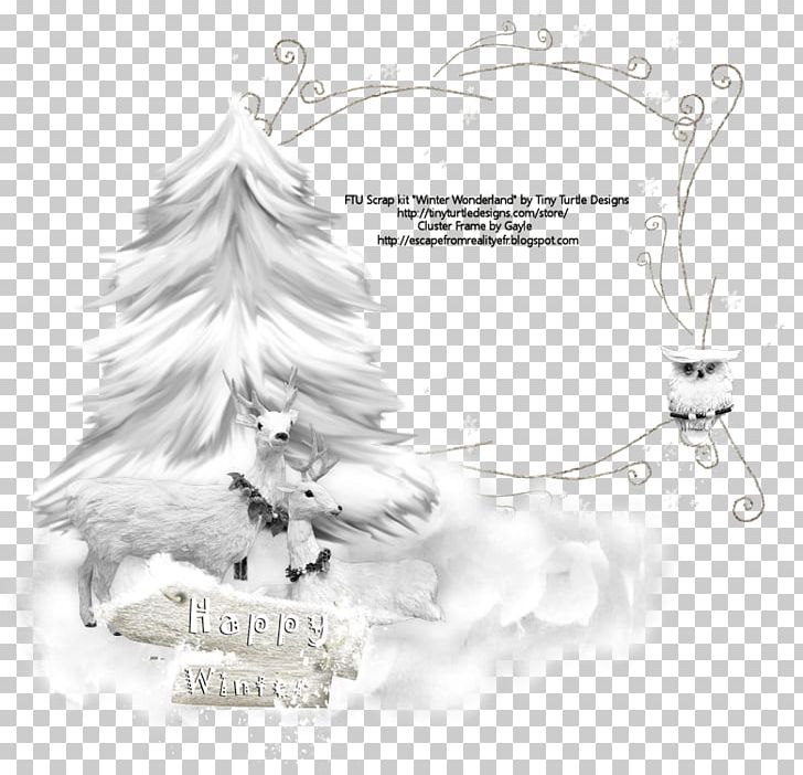 Christmas Tree Winter Christmas Ornament White PNG, Clipart, Black And White, Blog, Body Jewellery, Body Jewelry, Character Free PNG Download