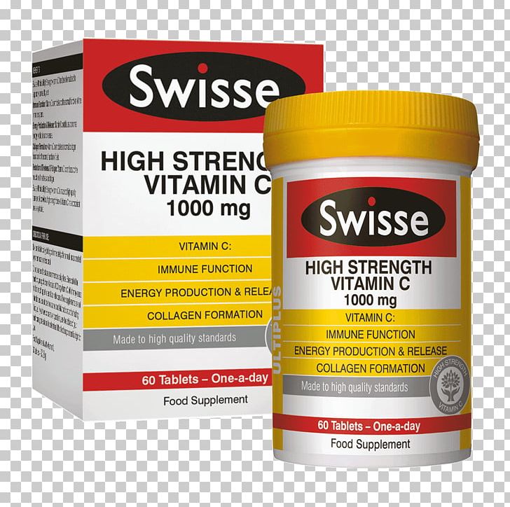 Dietary Supplement Nutrient Vitamin C Swisse PNG, Clipart, Ascorbic Acid, B Vitamins, Cholecalciferol, Dietary Supplement, Dose Free PNG Download