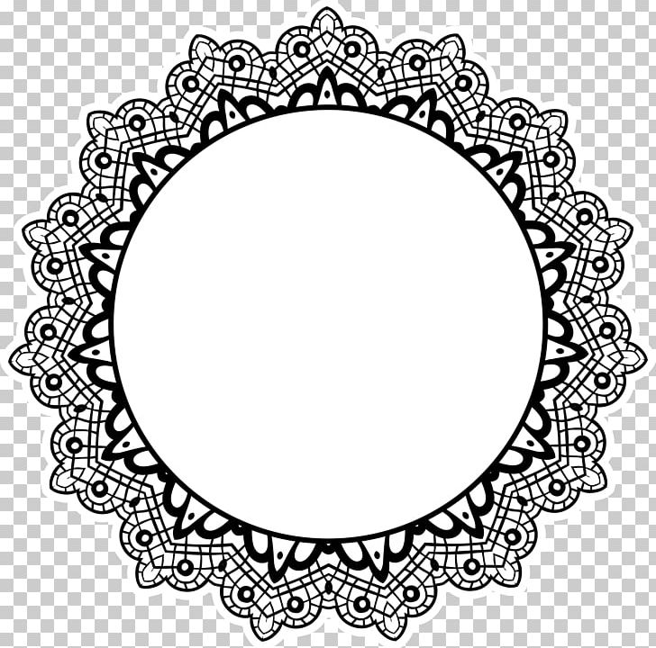 Mandala Lace PNG, Clipart, Area, Art, Black, Black And White, Circle Free PNG Download