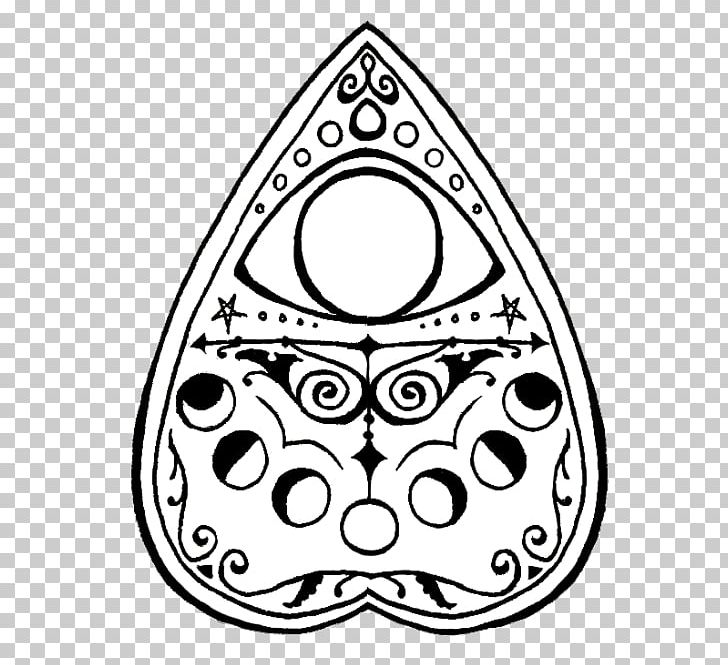 Planchette Ouija Art Divination Occult PNG, Clipart, Art, Black And White, Circle, Divination, Doodle Free PNG Download