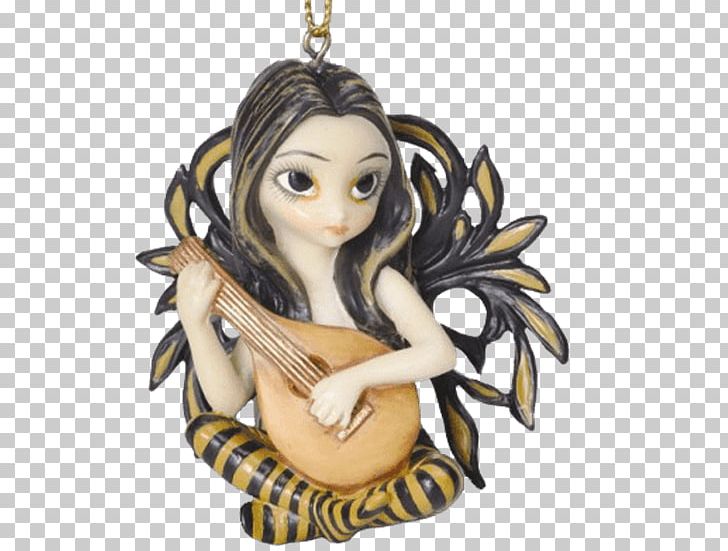 Fairy Figurine Statue Gothic Art Lute PNG, Clipart, Angel, Art, Christmas Ornament, Collectable, Dragon Free PNG Download