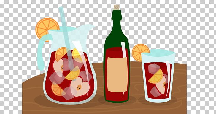 Sangria Wine Juice Cocktail Soft Drink PNG, Clipart, Apple Juice, Bottle, Cocktail, Drawing, Drink Free PNG Download