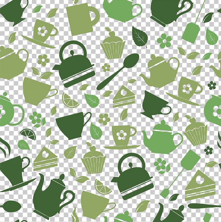 Coffee Green Tea Cafe Matcha PNG, Clipart, Background Green, Cafe, Cake, Cartoon Pattern, Coffee Free PNG Download
