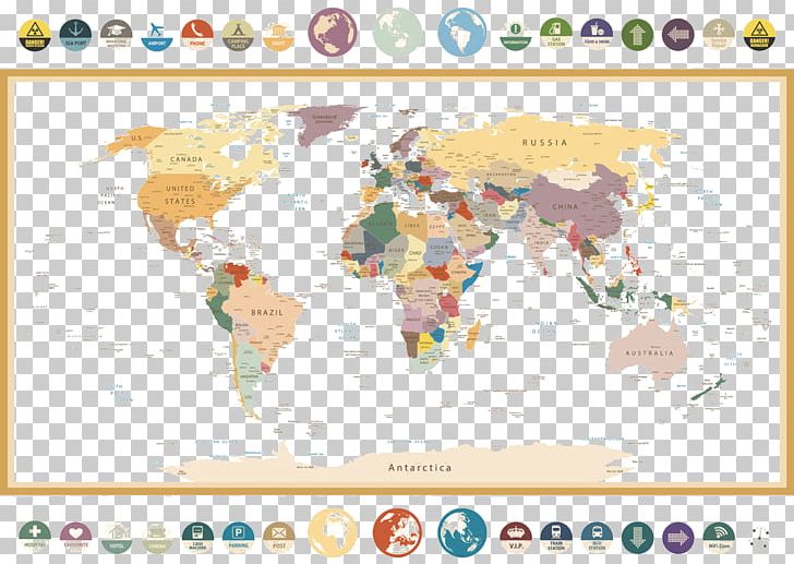 World Map Mural PNG, Clipart, Area, Art, Detailed, Detailed Map, Early World Maps Free PNG Download