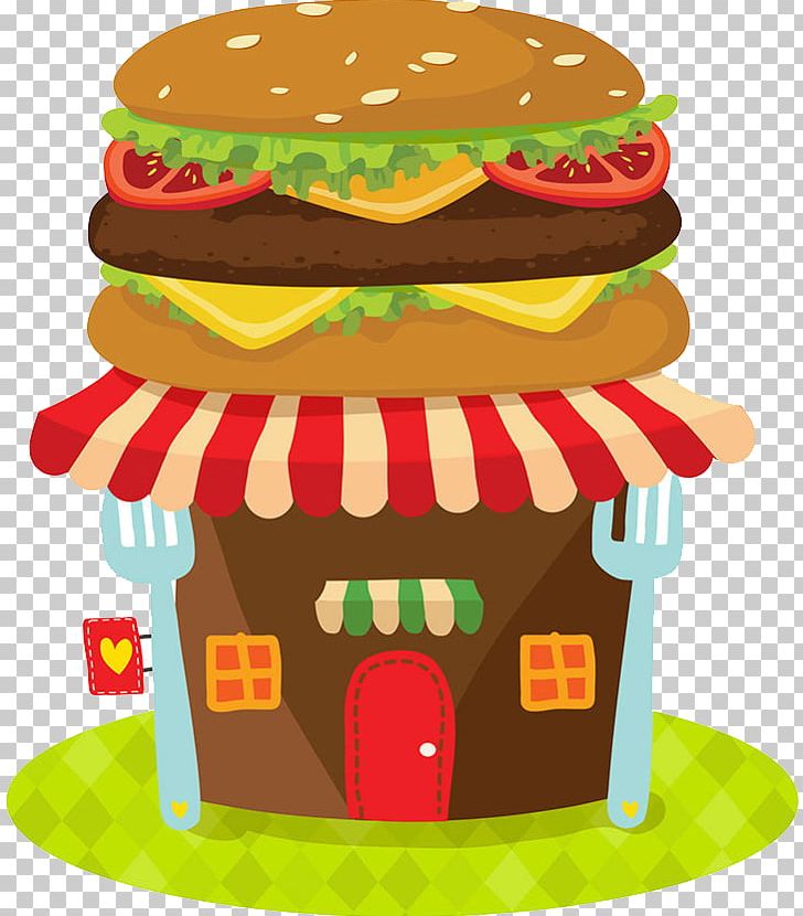 Hamburger Fast Food Junk Food Chicken Sandwich PNG, Clipart, Bread, Burger, Cartoon, Chicken Sandwich, Creative Free PNG Download