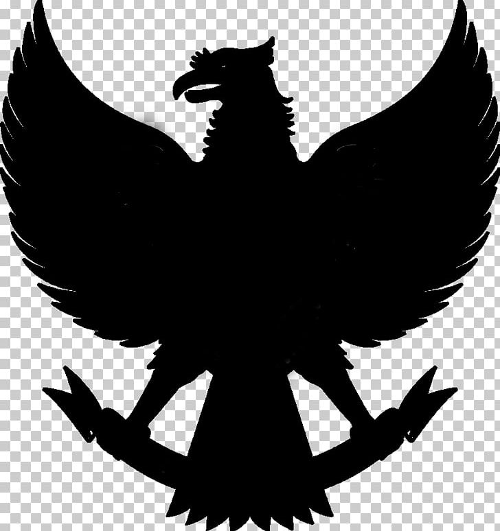 National Emblem Of Indonesia Garuda Symbol Flag Of Indonesia PNG, Clipart, Beak, Bird, Bird Of Prey, Black And White, Chicken Free PNG Download