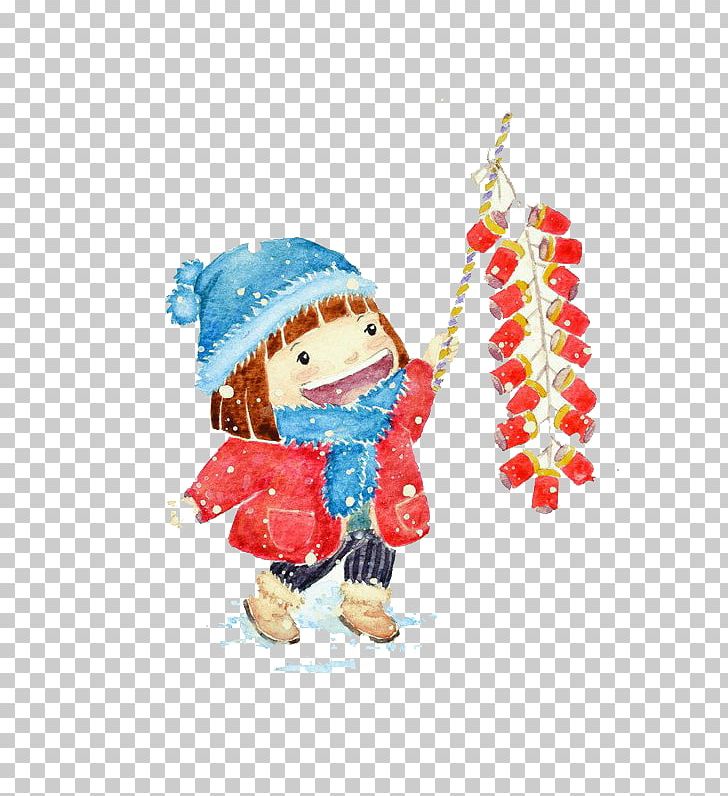 Firecracker Chinese New Year Child Illustration PNG, Clipart, Art, Child, Children, Childrens Day, Chinese Free PNG Download