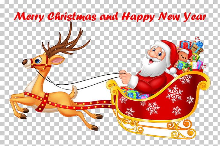 Reindeer Santa Claus NORAD Tracks Santa Christmas PNG, Clipart,  Free PNG Download