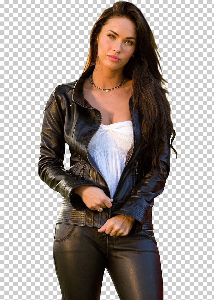 Megan Fox Optimus Prime Transformers: Revenge Of The Fallen Leather Jacket PNG, Clipart, Animals, Brown Hair, Celebrities, Celebrity, Fashion Model Free PNG Download