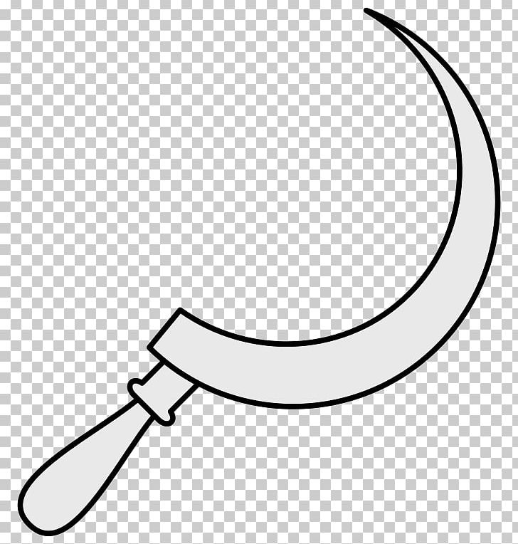 Sickle Drawing PNG, Clipart, Angle, Art, Artwork, Black, Black And White Free PNG Download