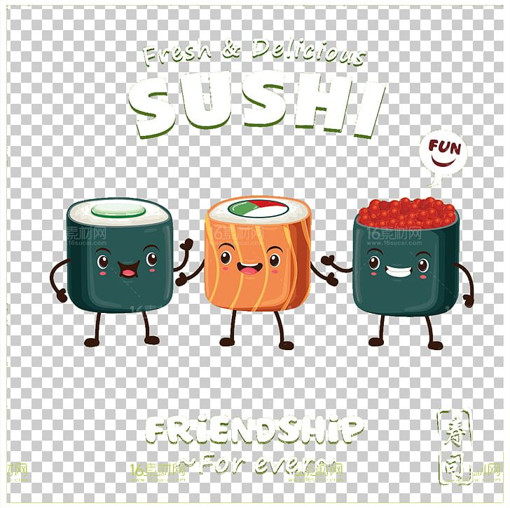 Sushi Japanese Cuisine PNG, Clipart, Animation, Cartoon, Cartoon Sushi, Cooking, Cute Free PNG Download