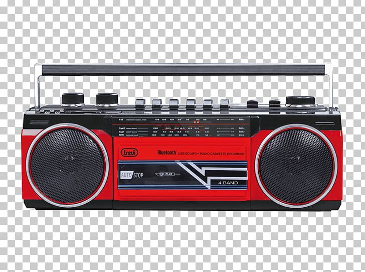 Trevi RR 501 BK Radio Recorder Boombox FM Broadcasting Compact Cassette PNG, Clipart, Audio, Boombox, Cd Player, Compact Cassette, Electronic Instrument Free PNG Download