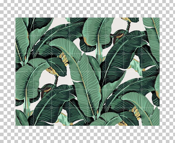 Banana Leaf Wall Still Life With Flowers In A Glass Vase Interior Design Services PNG, Clipart, Art, Banana, Banana Leaf, Decorative Arts, Evergreen Free PNG Download