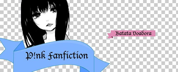 Fan Fiction Logo Black Hair PNG, Clipart, Abbreviation, Anime, Black Hair, Blog, Blue Free PNG Download