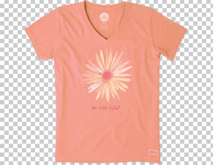 T-shirt Shoulder Sleeve Pink M PNG, Clipart, Active Shirt, Clothing, Neck, Orange, Peach Free PNG Download