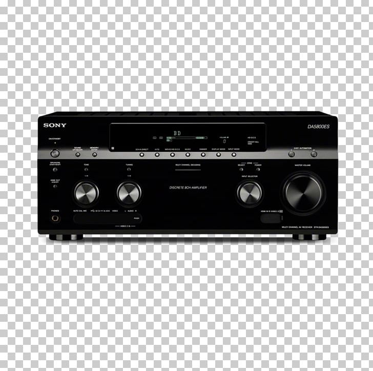 AV Receiver Sony Corporation Sony STR-DA5800ES Home Theater Systems Component Video PNG, Clipart, 4k Resolution, Audio, Audio Equipment, Audio Receiver, Av Receiver Free PNG Download