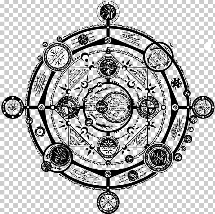 Magic Circle The Books Of Magic PNG, Clipart, Array Data Structure, Auto Part, Black And White, Body Jewelry, Books Of Magic Free PNG Download