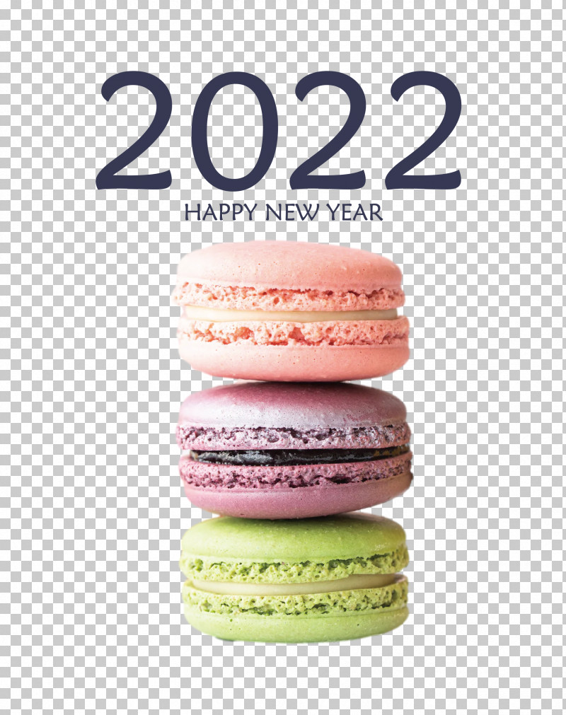 2022 Happy New Year 2022 New Year 2022 PNG, Clipart, Bakery, Cake, Chocolate Macarons, Confection, Dessert Free PNG Download