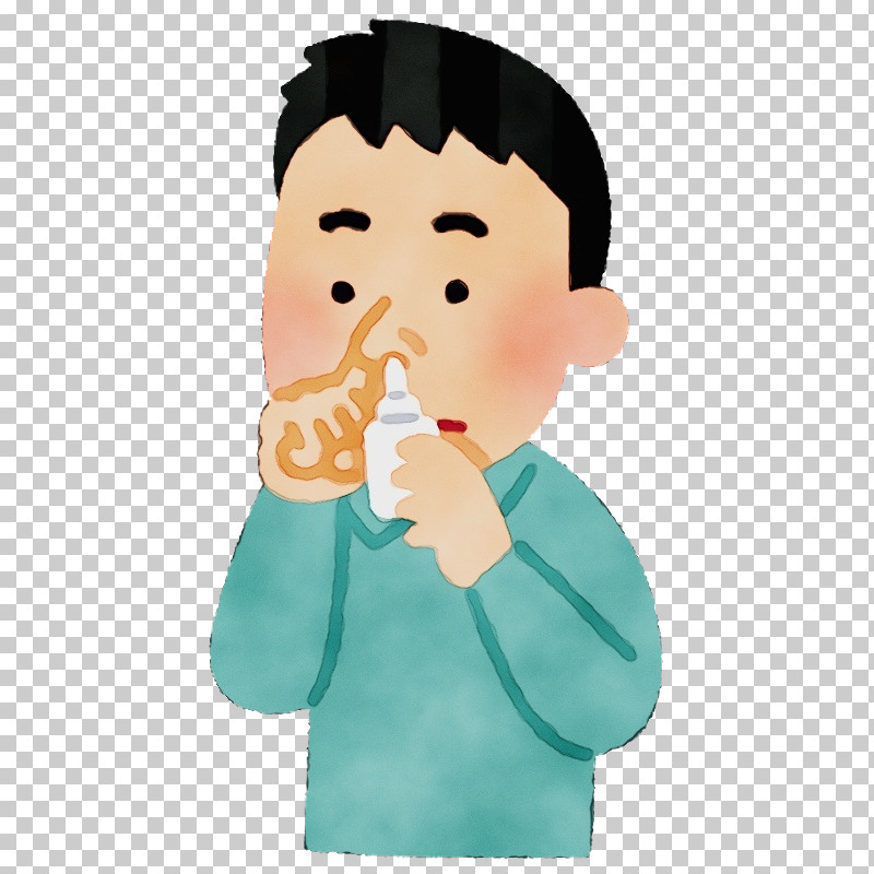 Cartoon Nose Drinking PNG, Clipart, Cartoon, Drinking, Nose, Paint, Watercolor Free PNG Download
