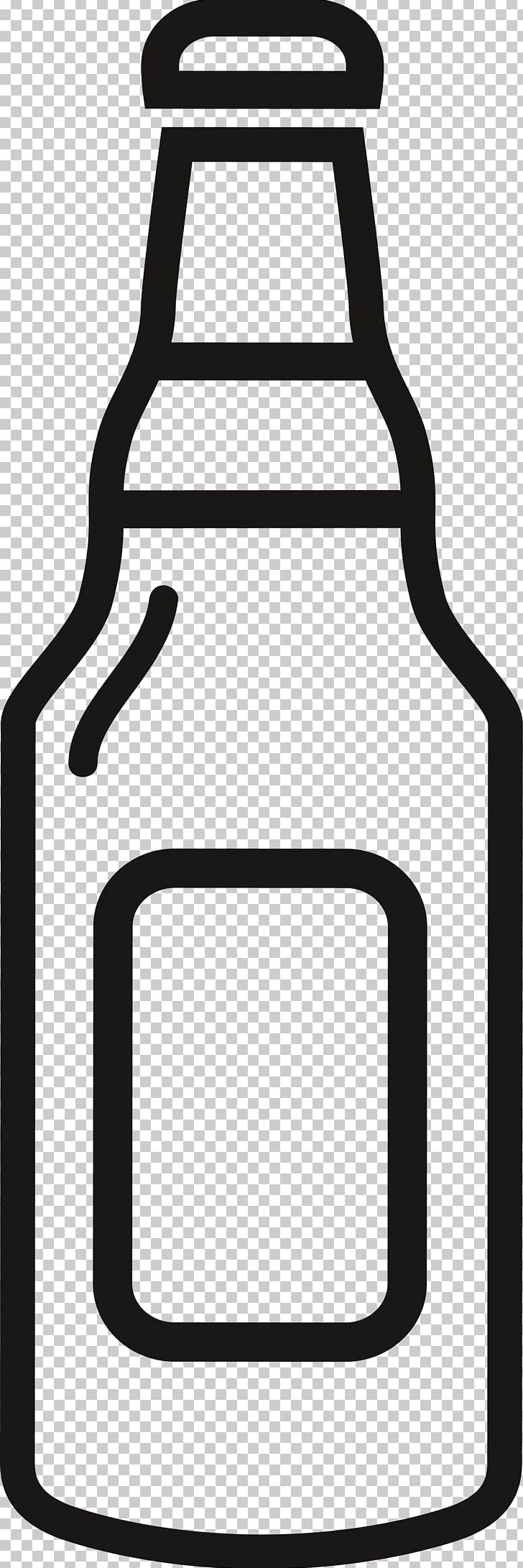 Beer Bottle Draught Beer PNG, Clipart, Angle, Beer, Beer Bottle, Black, Black And White Free PNG Download