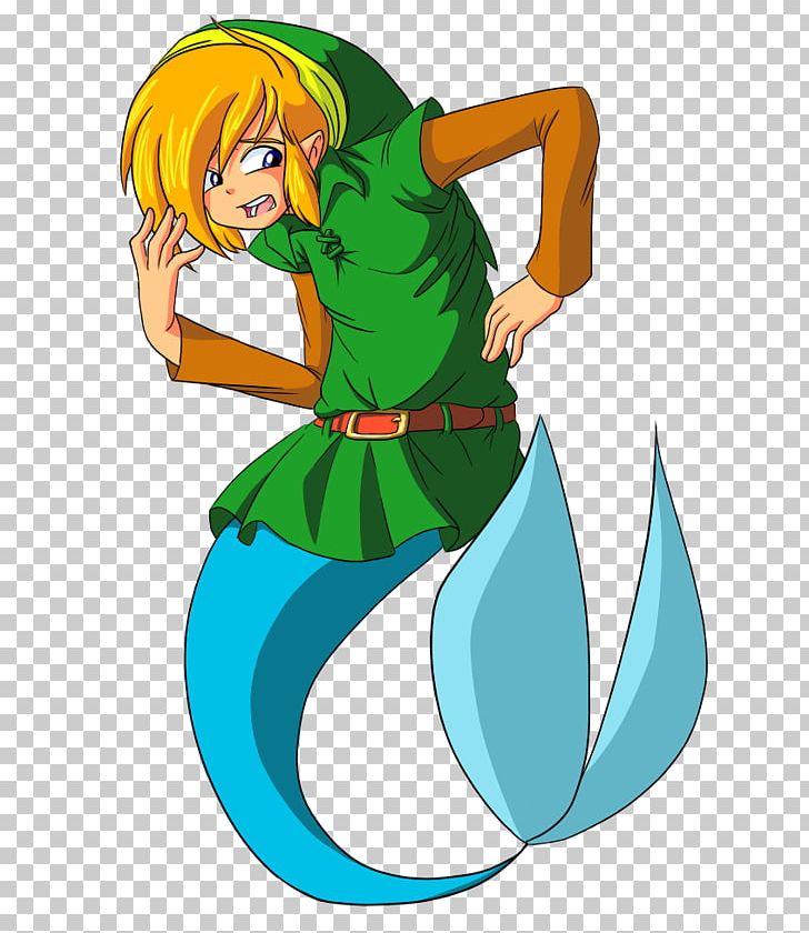 Link The Legend Of Zelda: Breath Of The Wild Mermaid Suit Merman PNG, Clipart, Art, Artwork, Cartoon, Costume, Drawing Free PNG Download