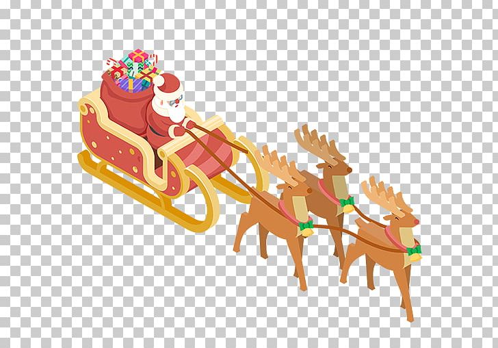 Reindeer Santa Claus Rudolph PNG, Clipart, Cartoon, Christmas, Claus, Ded Moroz, Deer Free PNG Download