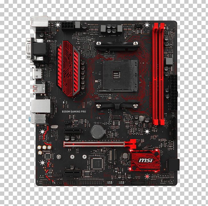 Socket AM4 MicroATX Motherboard MSI B350M GAMING PRO MSI A320M GAMING PRO PNG, Clipart, Computer, Computer Hardware, Electronic Device, Electronics, Microcontroller Free PNG Download