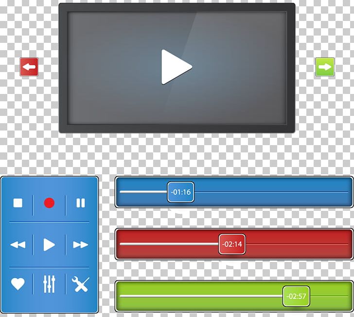 Web Design Video Player Web Page PNG, Clipart, Button, Computer Icon, Display Advertising, Electronics, Gadget Free PNG Download