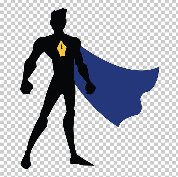 Silhouette PNG, Clipart, Drawing, Fictional Character, Hero, Joint, Male Free PNG Download